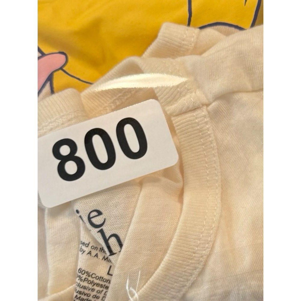 Disney Winnie the Pooh Graphic Crop Tank Cottagecore Cream Large NWT - Picture 4 of 4